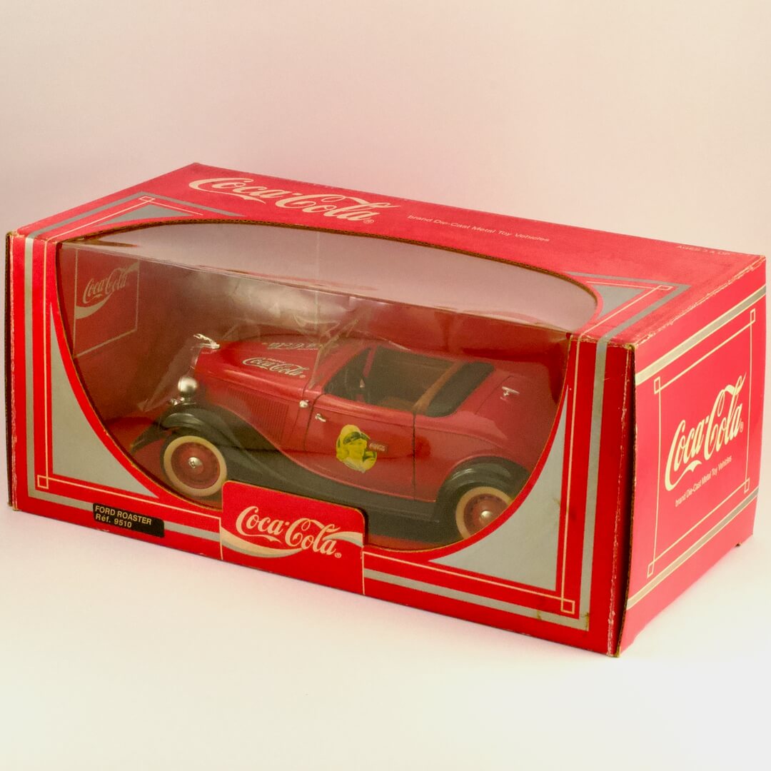 ミニカー フランス ソリド（solido） フォードロードスター コカコーラ