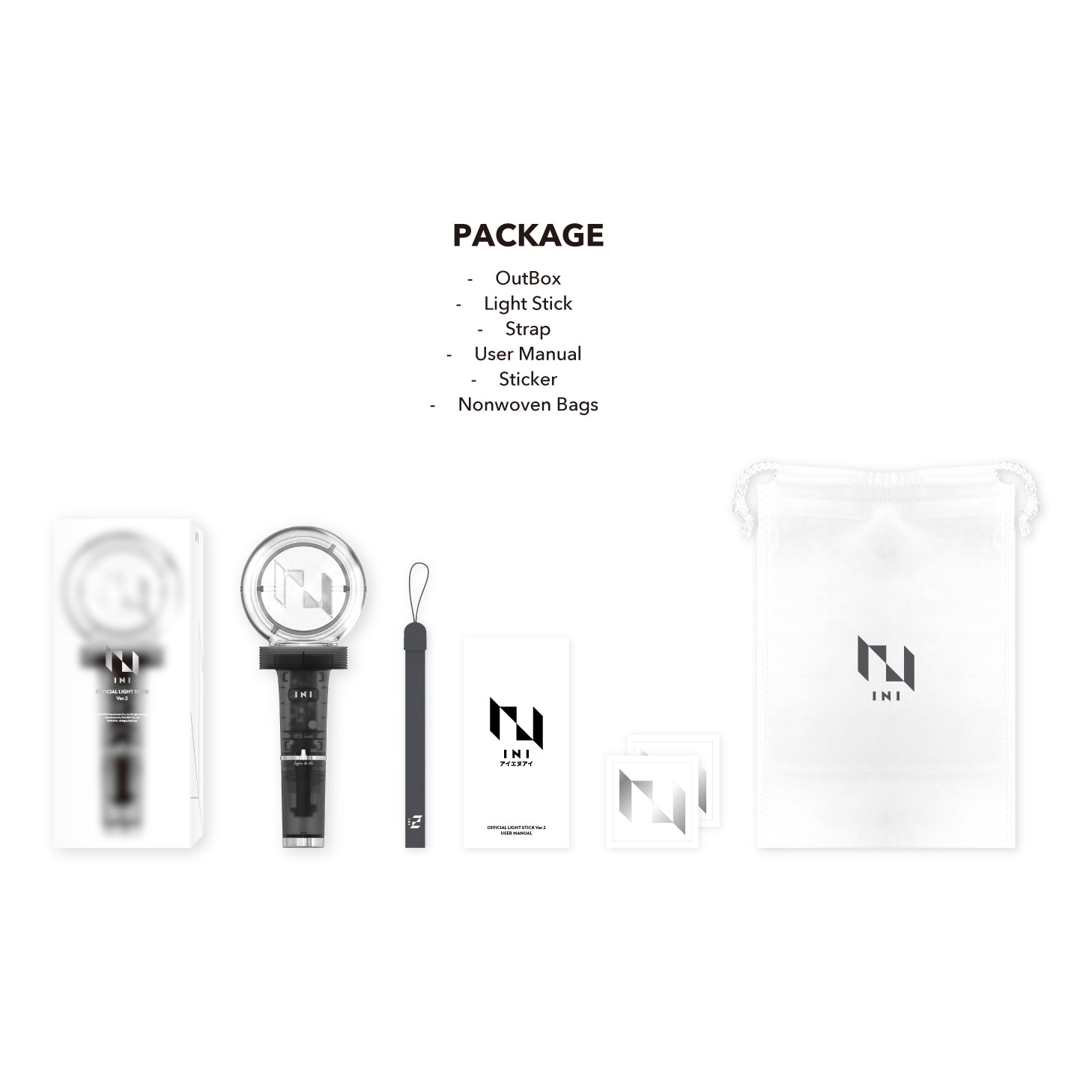 INI OFFICIAL LIGHT STICK Ver.2 – LAPONE STORE