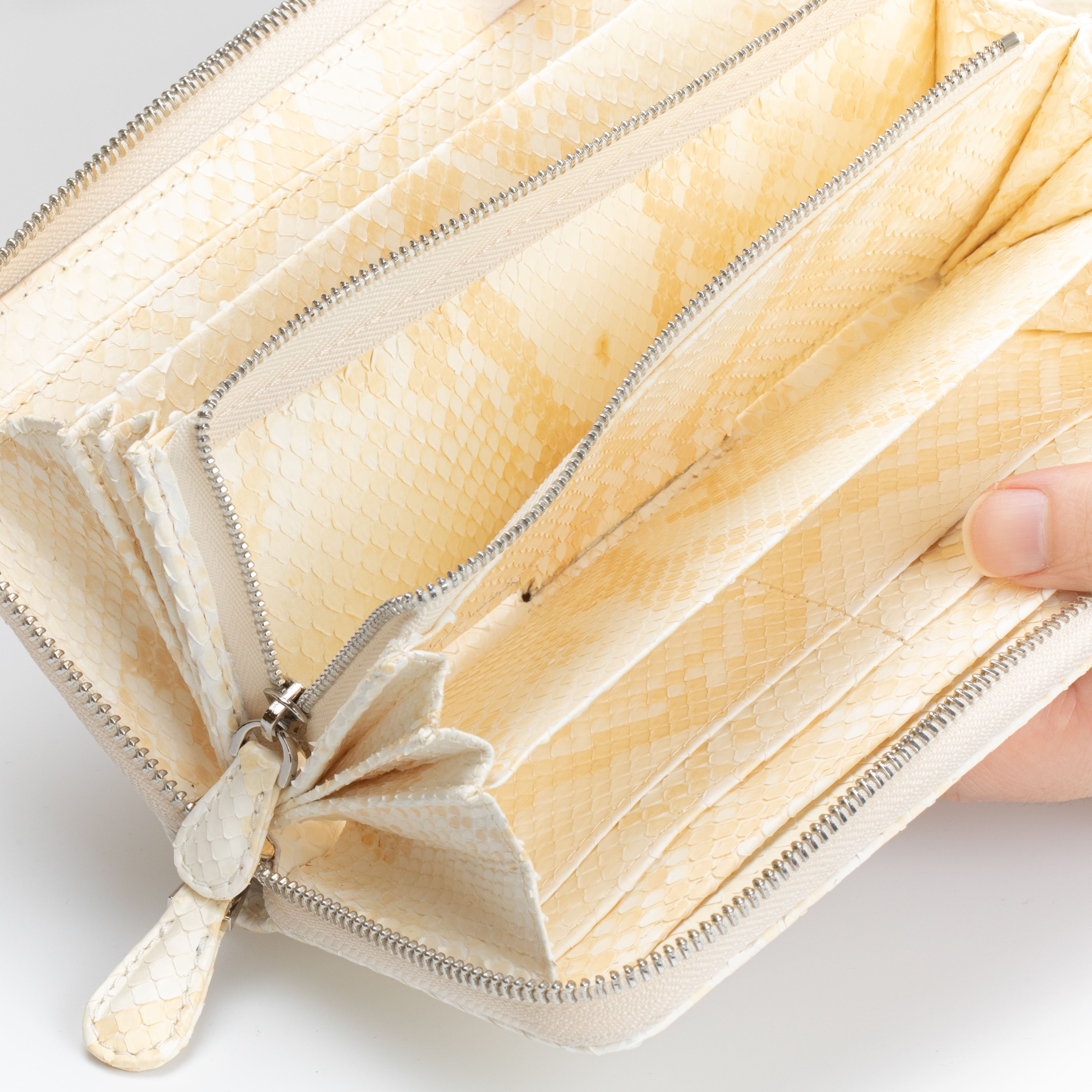 早い者勝ち 韓国 バインダー 貯金 長財布 薄い財布 アイボリー