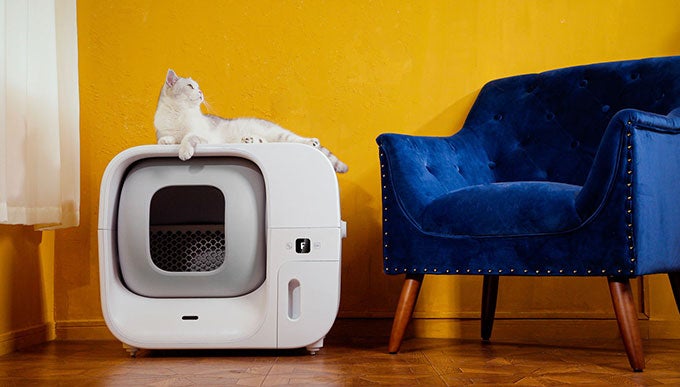 猫ちゃんの体調管理とトイレ掃除がものすごく楽になる全自動スマート猫