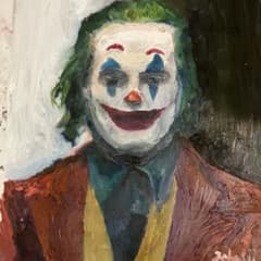 ジョーカーoriginal絵画 - メルカリ