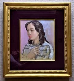 小島俊男 愛知県立芸術大学美術学部教授 パステル画 タイトル「婦人像