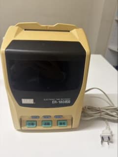 ジャンク品】MAX ER-180UD 電子タイムレコーダー - メルカリ