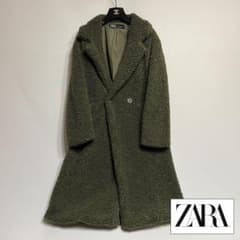 ZARA滝沢眞紀子 ボア テディベアコート ロングコート チェスター XS