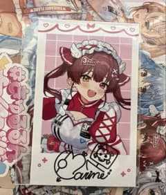 ホロライブ 3期生 1stEPきゅるるん大作戦 マリン チェキカード 特典 CD