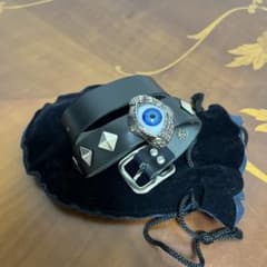 レア☆hide 目玉ブレスレット レザーチョーカー ネックレス 未使用