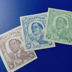 9399 外国切手 フィリピン 1945年 日本占領期 大統領 無目打 3V - メルカリ