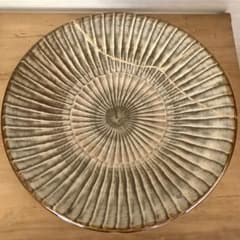 小鹿田焼（おんたやき）飛鉋大皿【民藝ヴィンテージ】金継ぎ - メルカリ