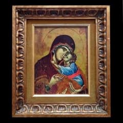 ウラジーミルの生神女 憐みの聖母 イコン アメリカ ロシア正教会 複製