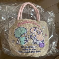 リトルツインスターズ キキララ ハンドメイドかご風バッグ - メルカリ