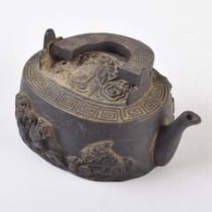 中国 古銅 神獣雷刻 水滴 書道具 V R9176 - メルカリ