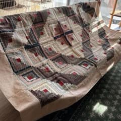 アンティークキルト ログキャビン ♢デッドストック♢ - メルカリ