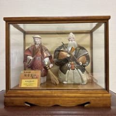 純金高砂 高砂人形 雄山作 共白髪 結納 還暦 木目込人形 錦勝工芸 尉姥