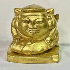 彫刻家 人間国宝 平櫛田中 恵比寿尊 金箔細工 ブロンズ彫刻 - メルカリ