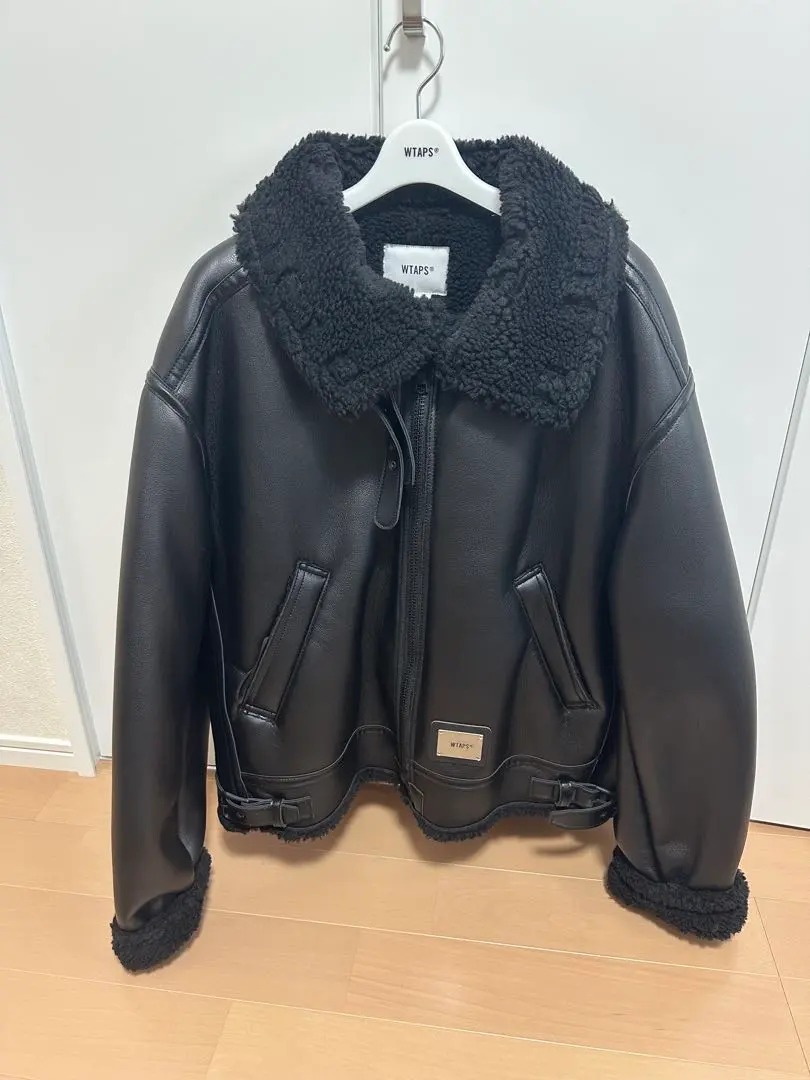 wtaps エスキモー ダブルタップス レザー ムートン 激レア w)taps