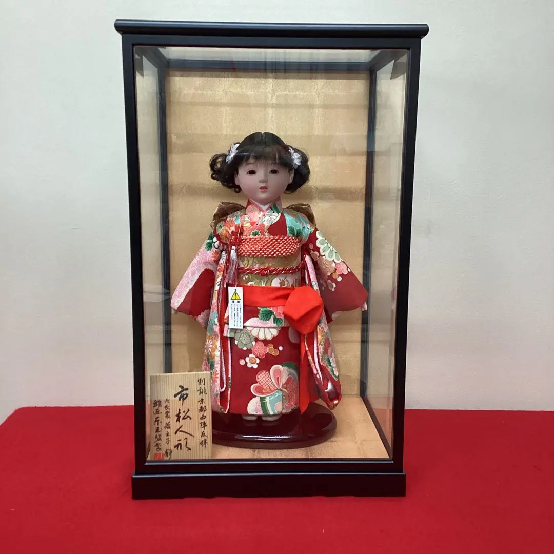 市松人形愛ちゃん8号サイズケース付き東玉