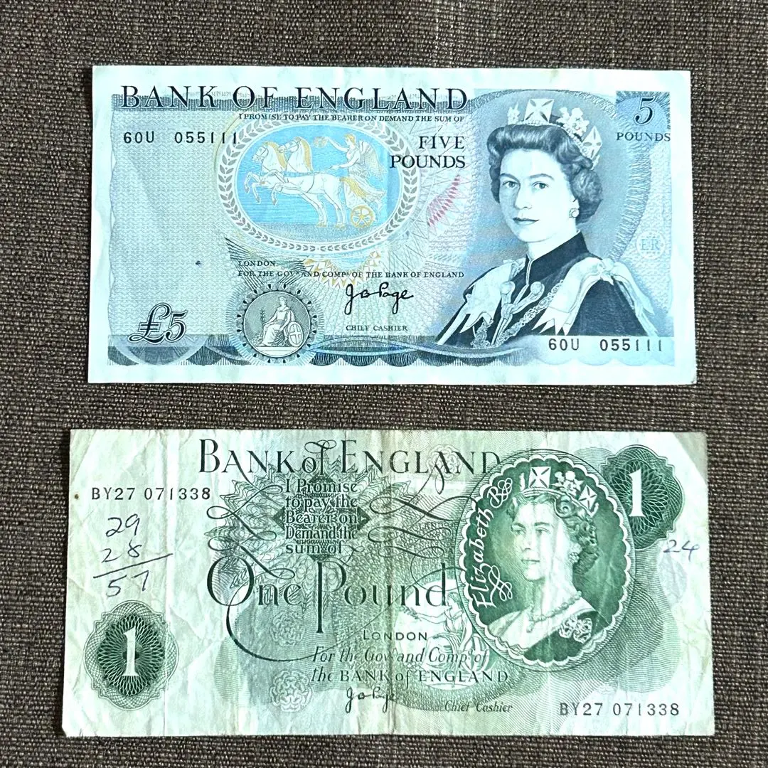 2026年最新】イギリス旧5ポンド紙幣の人気アイテム - メルカリ