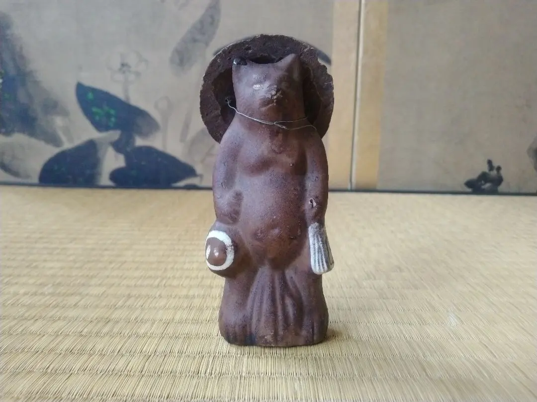 常滑焼伯勇狸置物22cm2011年