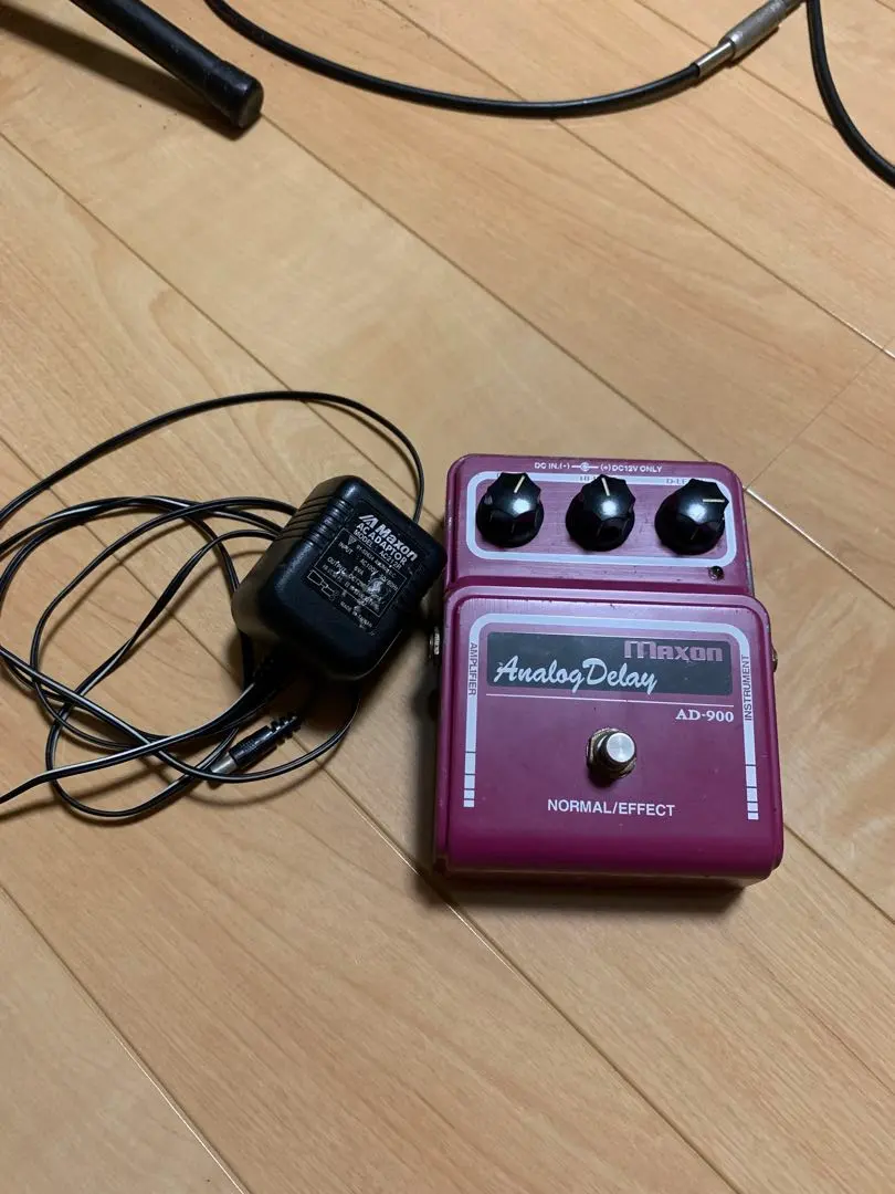 MAXON AD-900 前期型アナログディレイ純正アダプター付き付属品完備