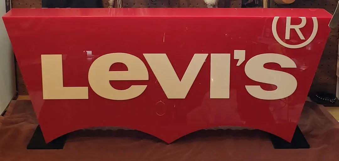 Levi's リーバイス ハウスマーク 看板 90s インテリア ディスプレイ
