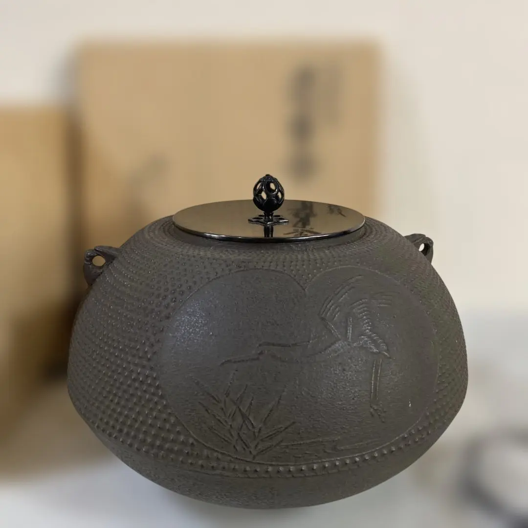 茶道具釜菊池政光作達摩釜爐用‐ Mercari 日本最大二手網購平台