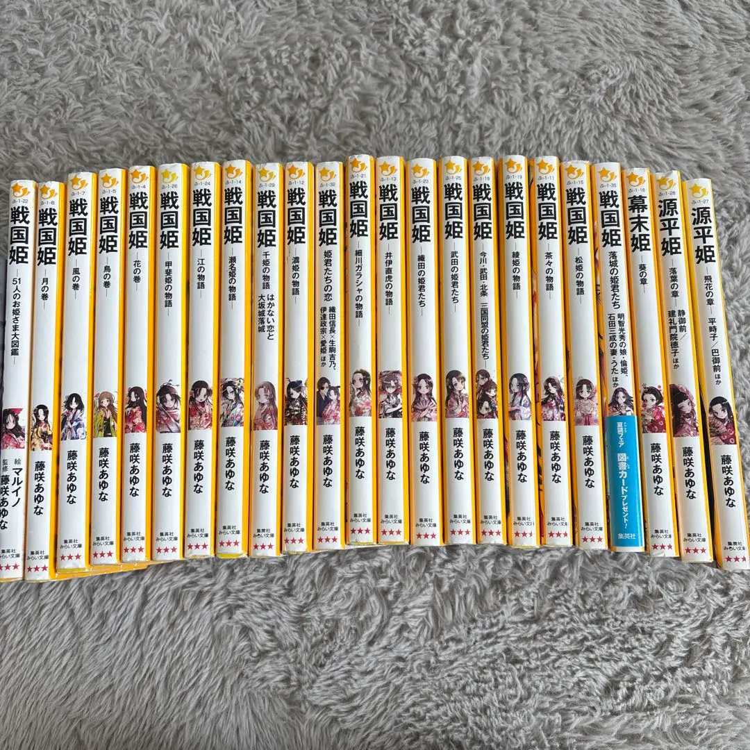 姫シリーズ24冊セット】戦国姫、幕末姫、源平姫、平安姫 藤咲あゆな