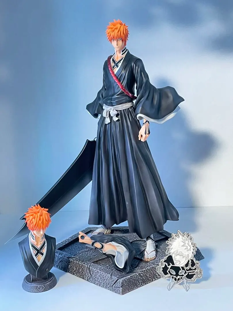 BLEACH 黒衣少年図 黒崎一護1/6ガレージキット ガレキ スタチュー①⑥