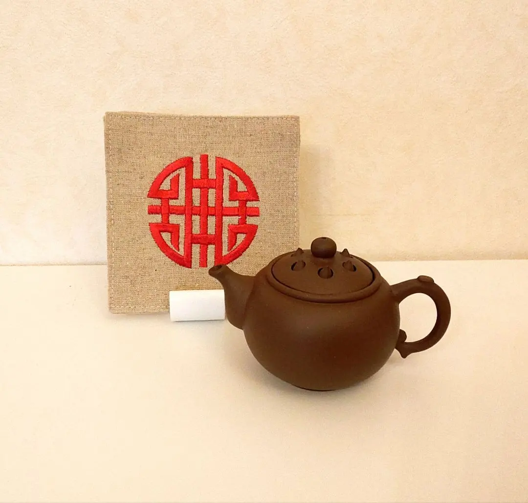 台湾茶器 莉縈さん 柴燒壺☆茶壺 作家物 茶壷急須 ティーポット