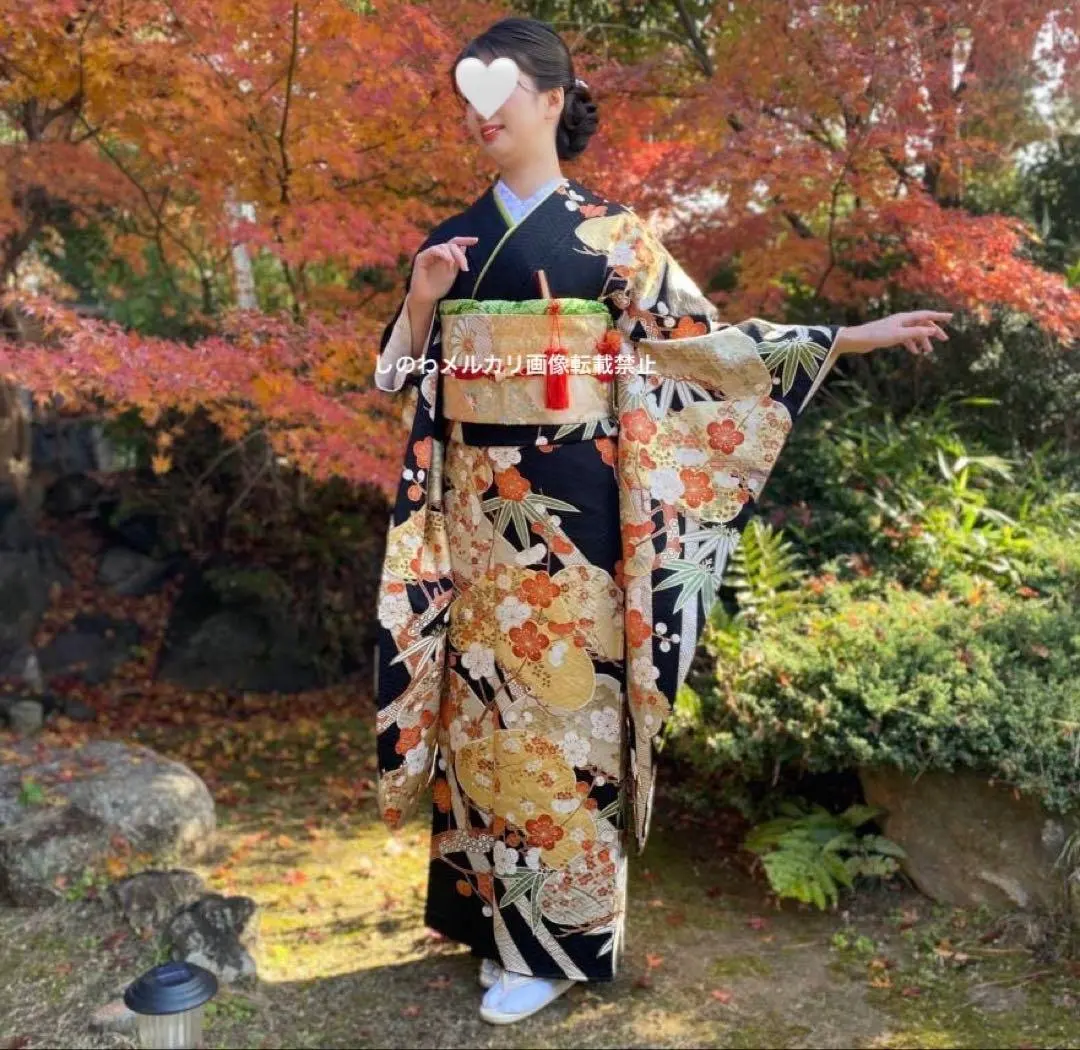 振り袖 フルセット 別誂長襦袢 金彩 成人式 ますいわ屋扱い 重ね襟付き