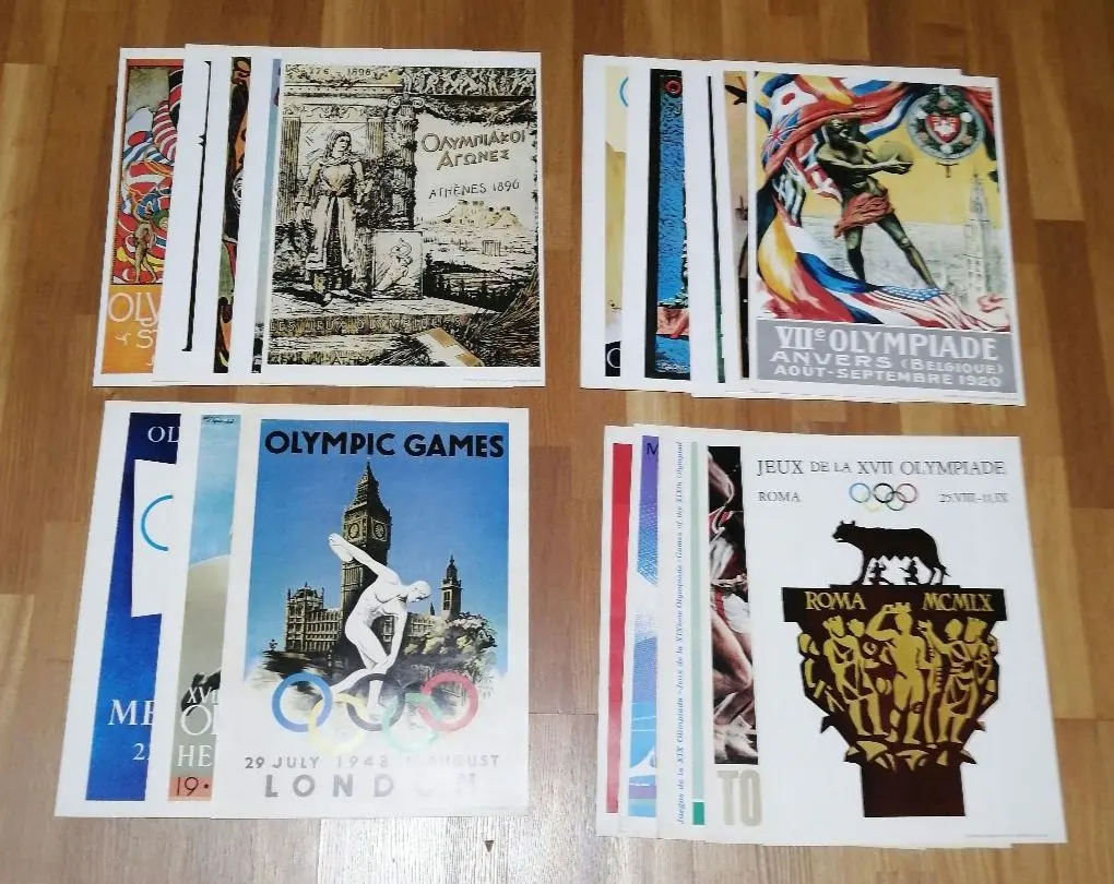 2026年最新】アテネからモントリオールまでオリンピックポスターセット