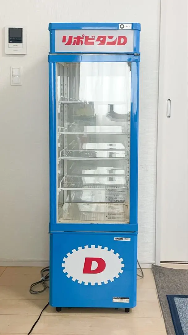 レトロ】リポビタンD ショーケース冷蔵庫