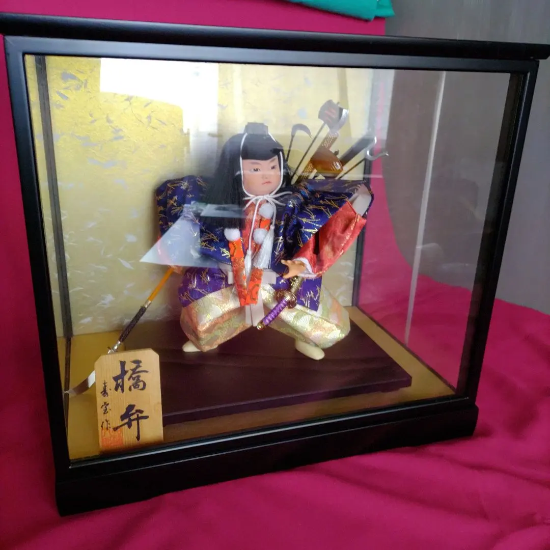 交渉可❗️子供の日！五月人形 お祝ケース飾子供大将 弁慶五條橋お子様