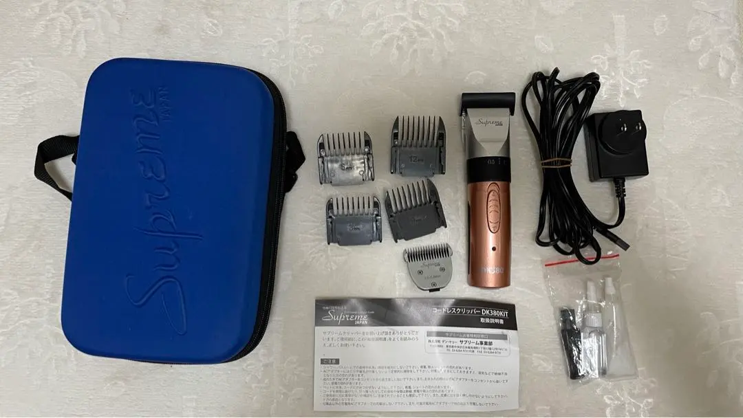 サプリームsupremeトリミング用バリカンDK200アタッチメント付新品未使用