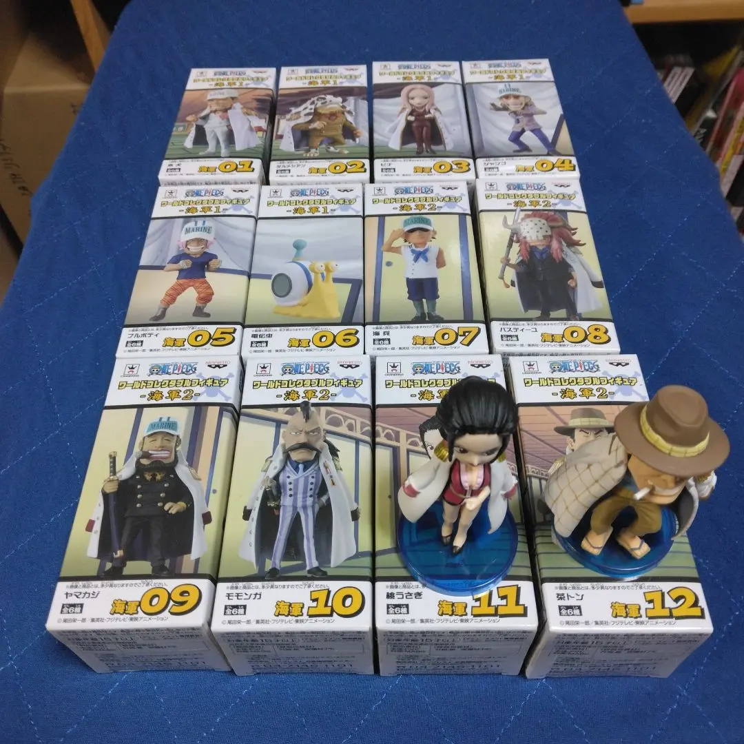 未開封(2体開封）ワンピースWCF～海軍1＆2～12体コンプリートセット