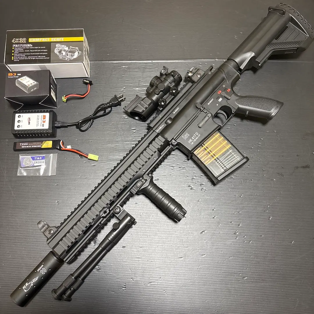 東京マルイ製次世代HK417 M110 A1 タイプトイガン FDAスコープ付き