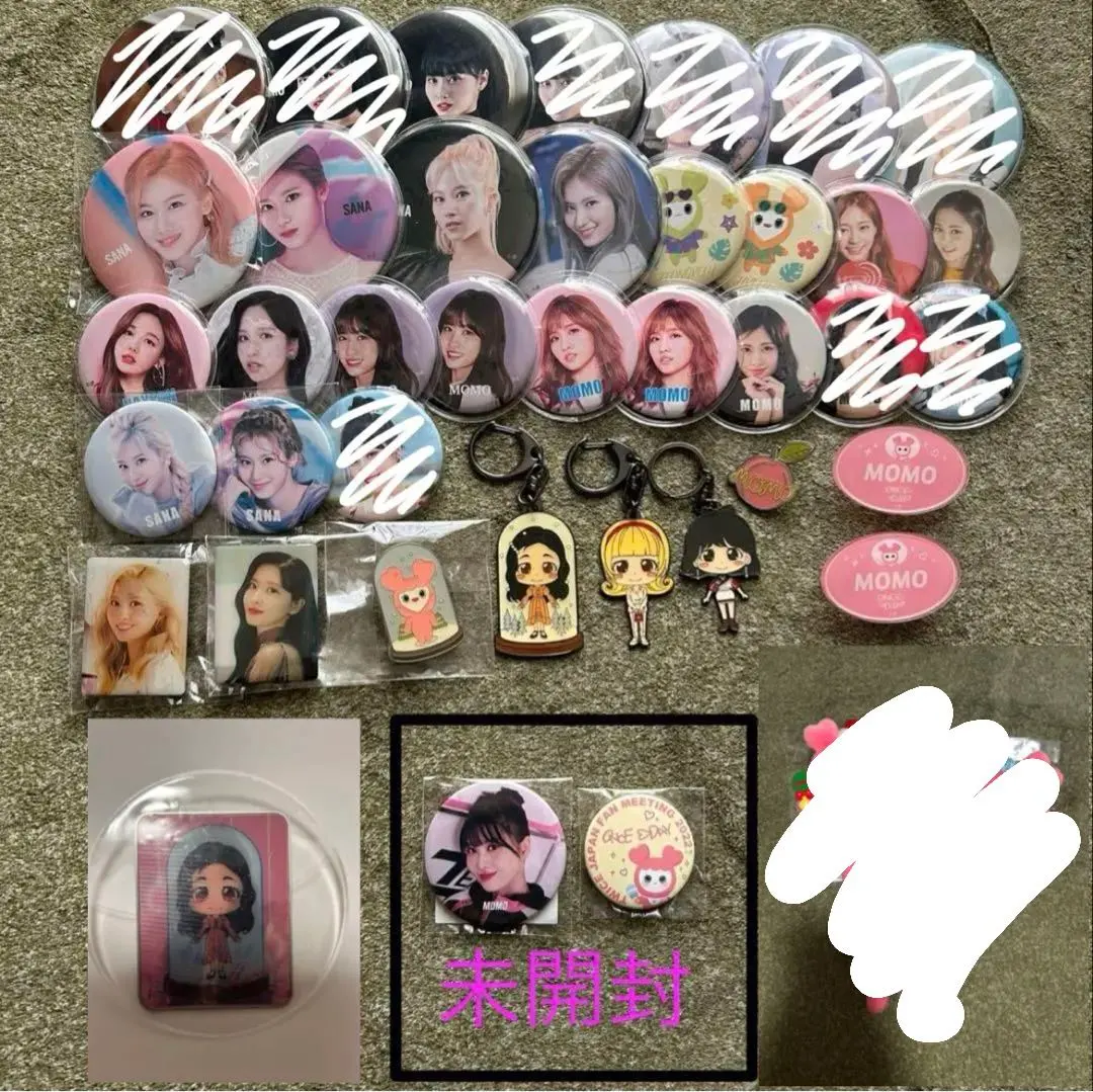 TWICE モモ 痛バ まとめ売り 缶バッジ misamo トレカ モブリー