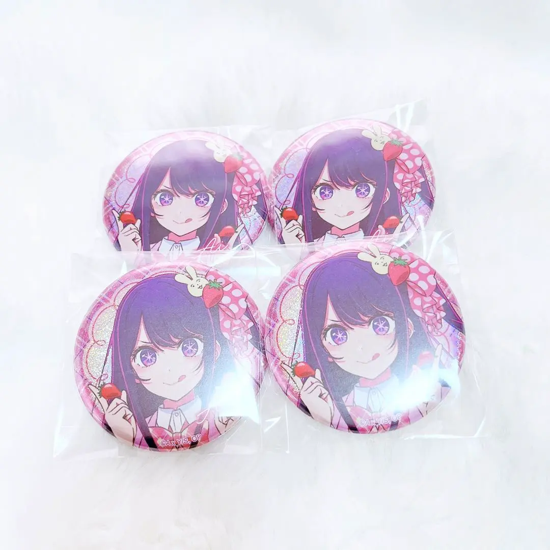 推しの子 苺プロダクション ファン感謝祭2023 星野アイ 缶バッジ 新品