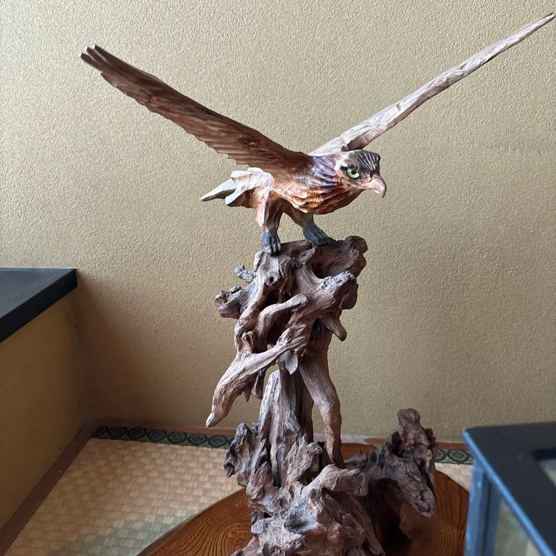 2026年最新】鷹 木彫りの人気アイテム - メルカリ