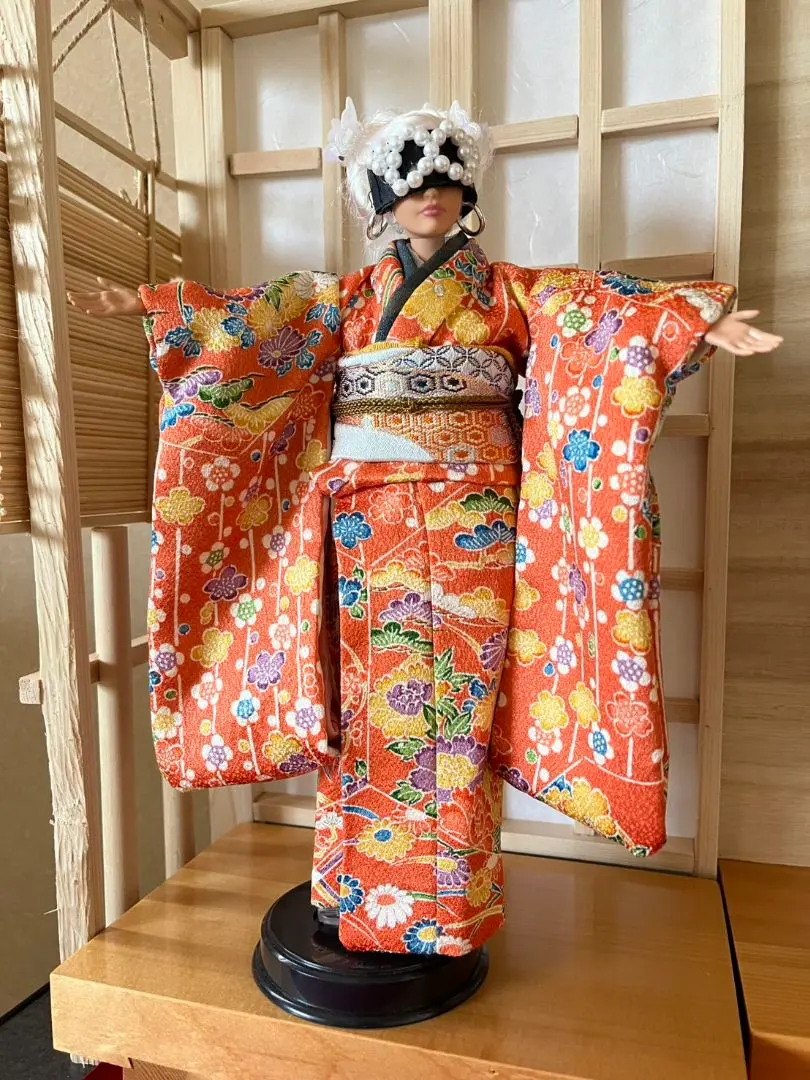 古布 江戸縮緬 8号 人形の着物 102701｜2026年最新】江戸縮緬 人形