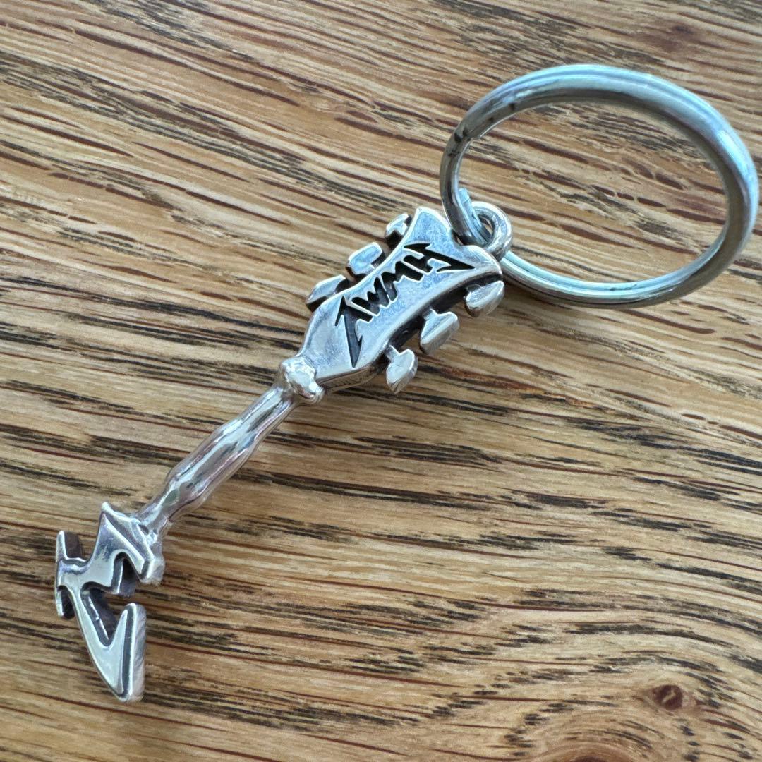 メタリカ　シルバー製キーホルダー　未使用