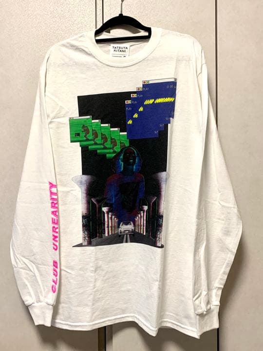 キタニタツヤ クラブ非現実 ロンT（シロ）