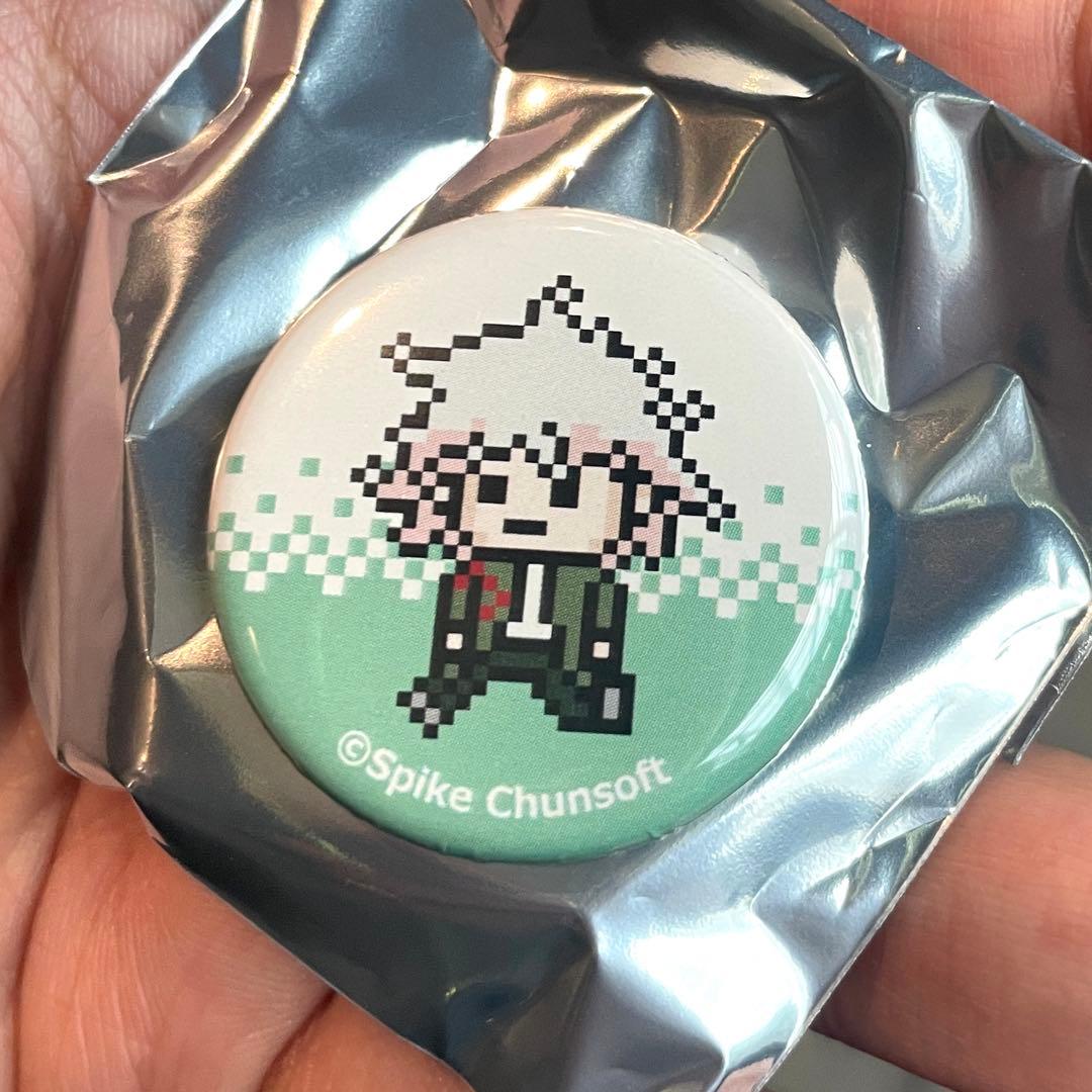 ダンガンロンパ 15周年 カプセルトイ ドット絵缶バッジ 狛枝凪斗