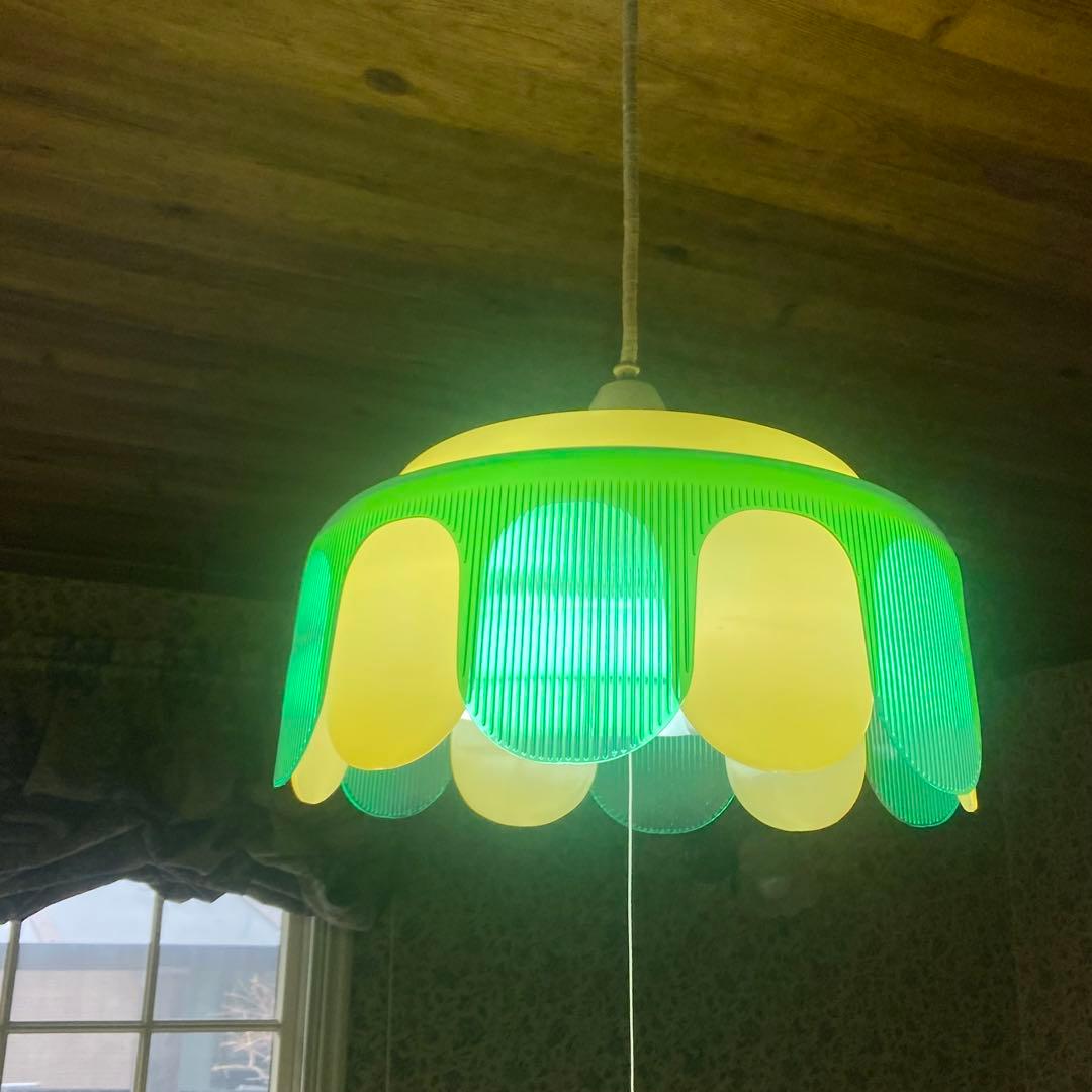 昭和レトロ ペンダントライト 当時物 レトロポップ