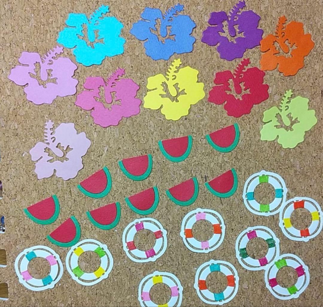 アルバム飾り クラフトパンチ 夏物 オーダー受付中（＾∇＾）