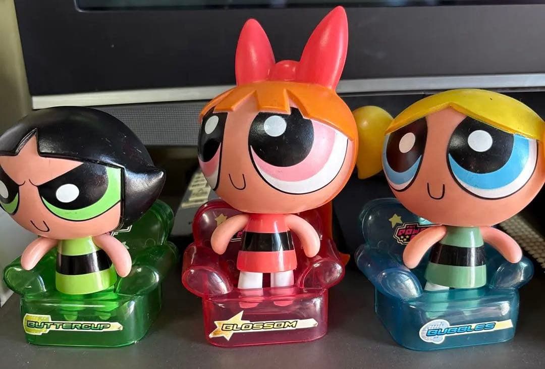 レア）パワーパフガールズ フィギュア 3体セット - メルカリ