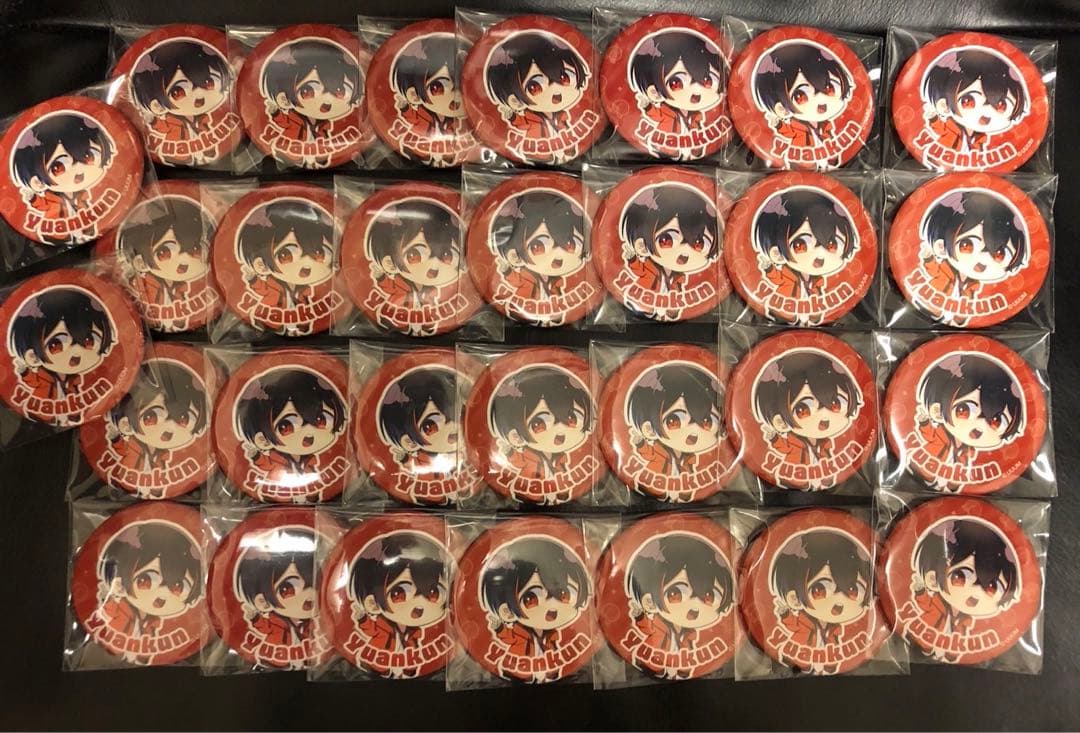 カラフルピーチゆあんくん缶バッジ30個まとめ売り - メルカリ