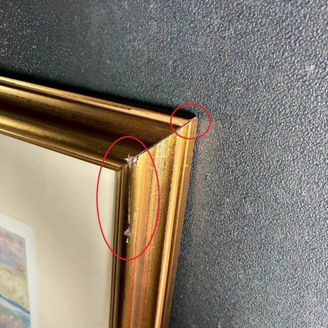 美品 レスリー・セイヤー「サンフランシスコ」シルクスクリーン 大作 直筆サイン入