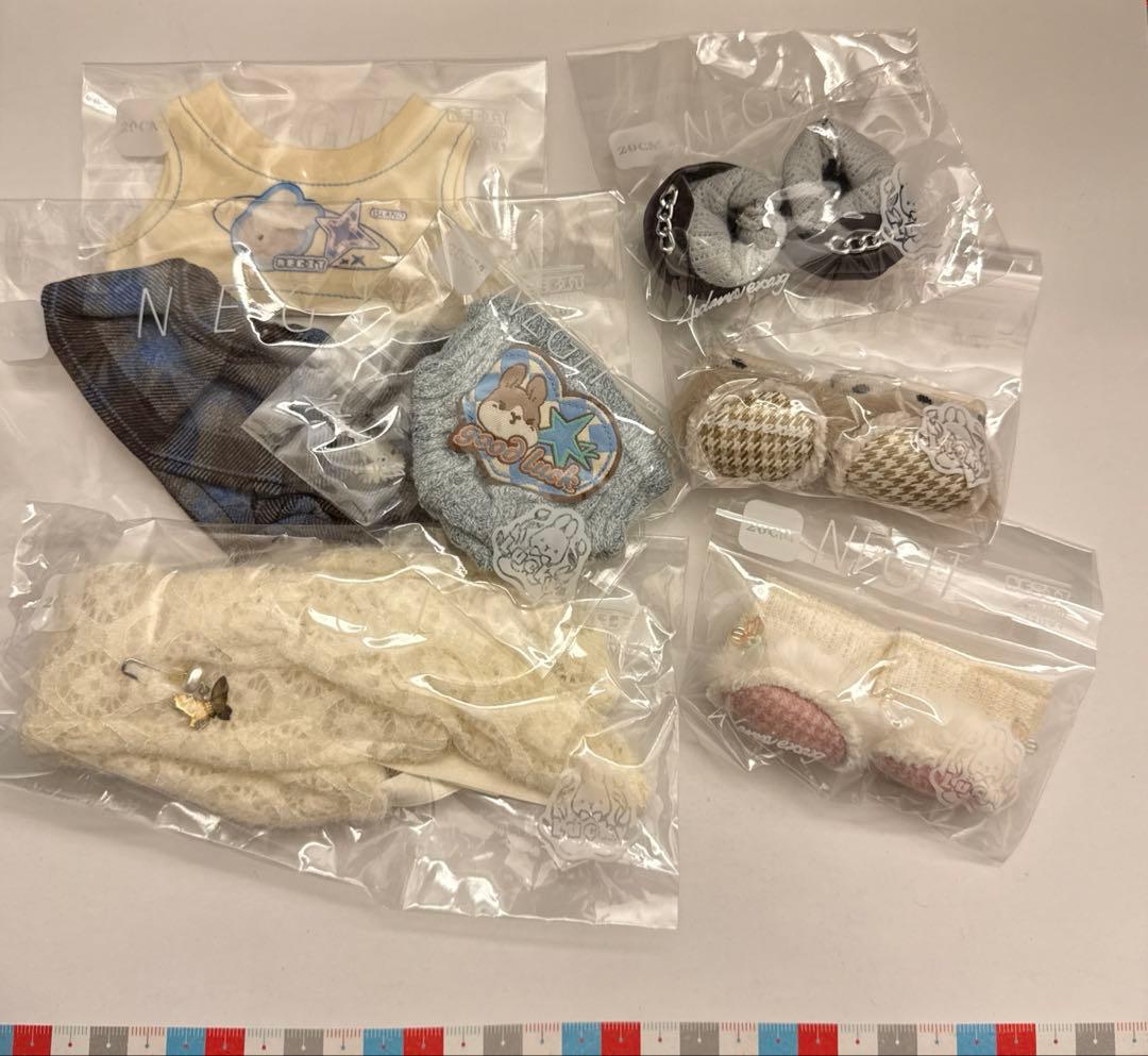 【WS12】20cm ぬい服 ぬいぐるみ用 着せ替え まとめ 無属性 豆乳実験室