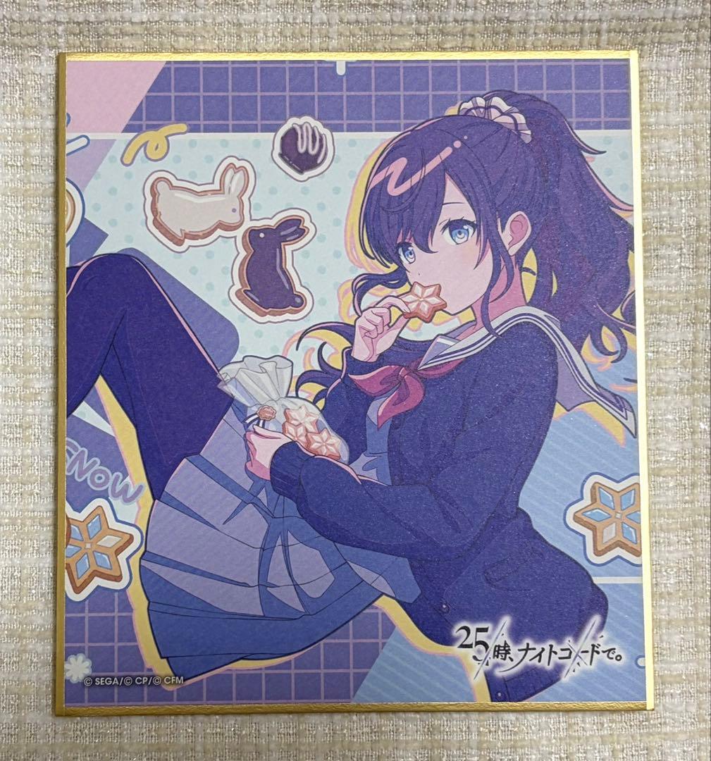 プロセカ【Anniversary Birthday ミニ色紙 B】朝比奈まふゆ② - メルカリ