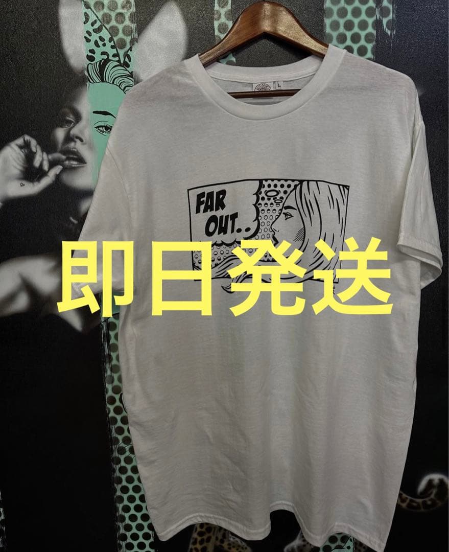 新品 M love ear art ラブイヤーアート FAR OUT Tシャツ LOVE EAR ART ラブ